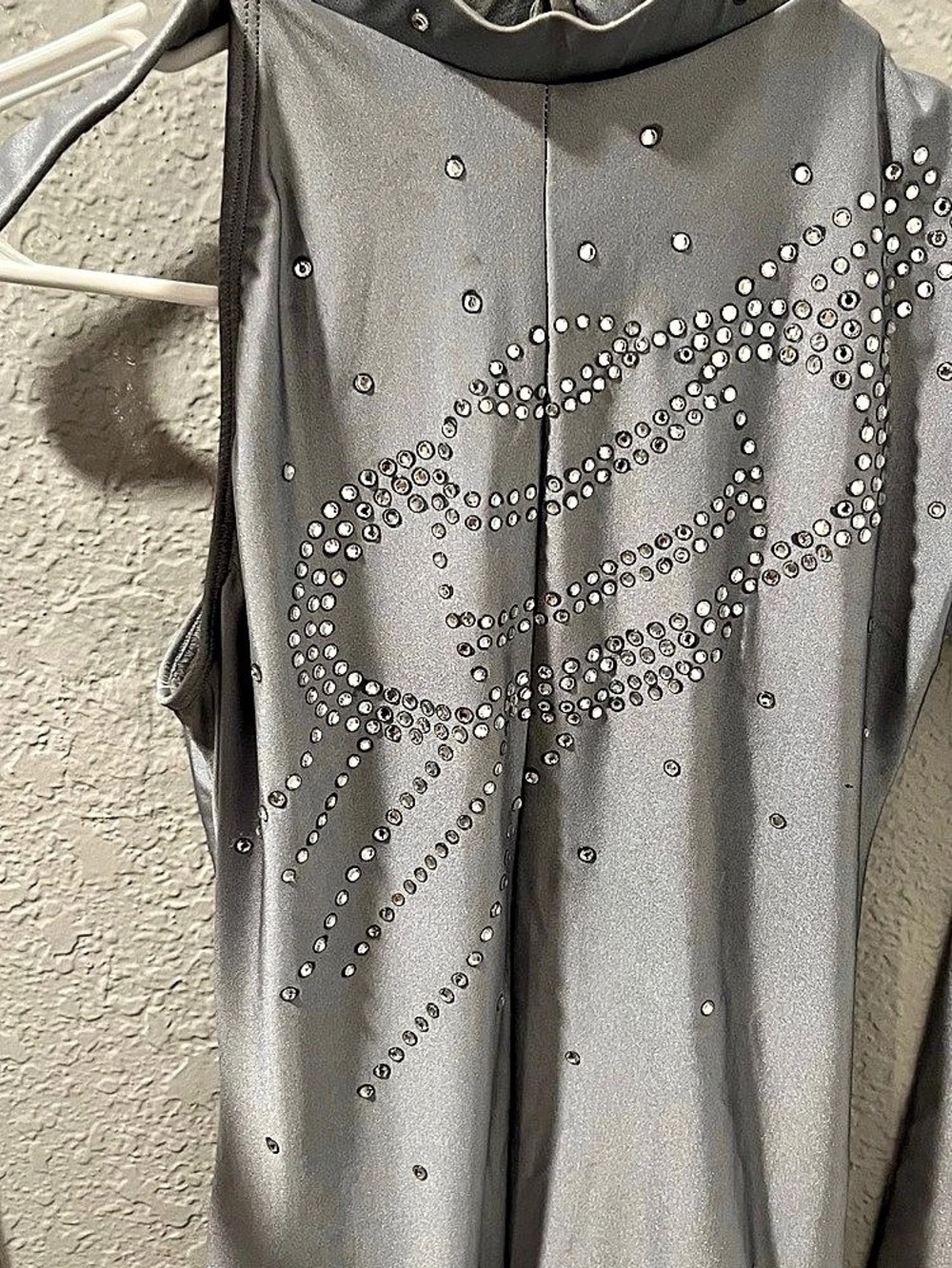 Gray Rhinestone Jumpsuit